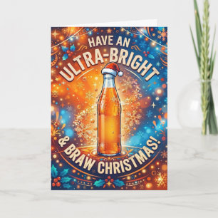Orange Fizz Braw Weihnachtskarte Karte