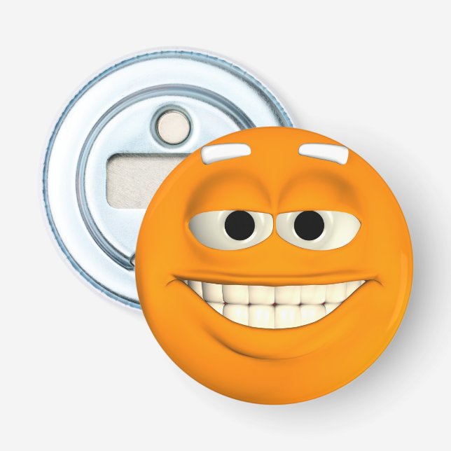 Orange Flaschenöffner (Vorderseite)