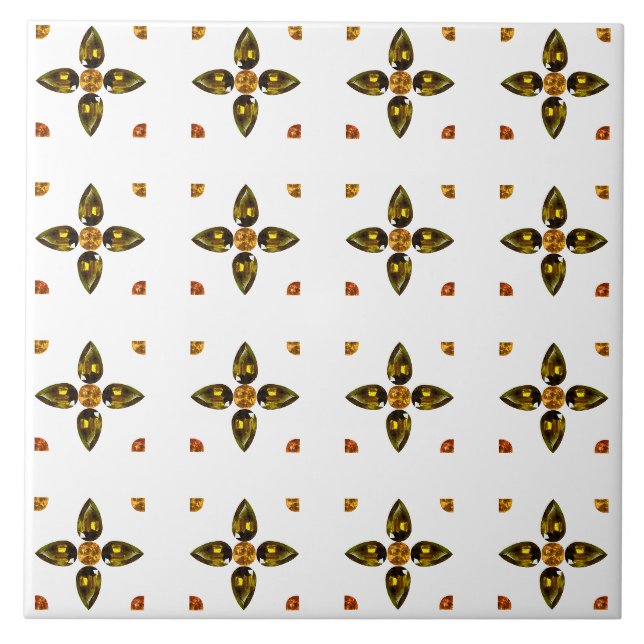 Orange Fliese (Vorderseite)