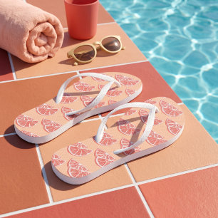 Orange Flip Flops