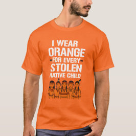 Orange for Every Child Native Unity American T-Shirt