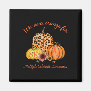 Orange for Multiple Sklerose Awareness Pumpkin Gi Magnet