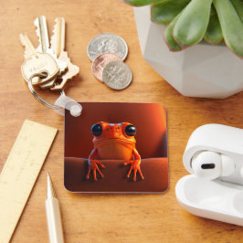 Orange Frog Schlüsselanhänger