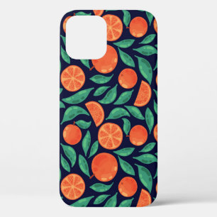 Orange Frucht: Farbige Nahtlose Vintage Case-Mate iPhone Hülle