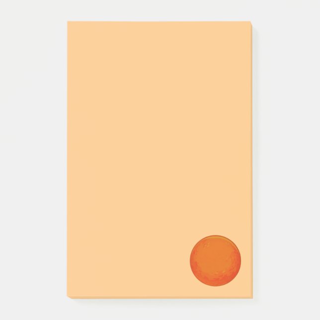 Orange - Fruchtsammlung - Post-it Klebezettel (Vorderseite)