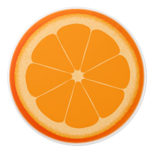 Orange Fruchtscheibezug-Grifgriff Keramikknauf