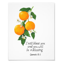 Orange Fruit Genesis 12:2