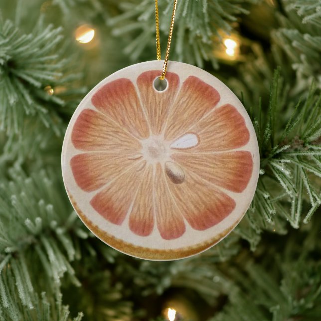 Orange fruit keramik ornament (Baum)