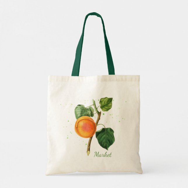 Orange Fruit Market Tote Bag Tragetasche (Rückseite)