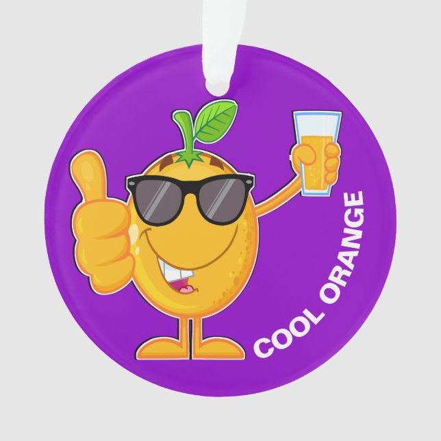 Orange Fruit Ornament (Vorderseite)