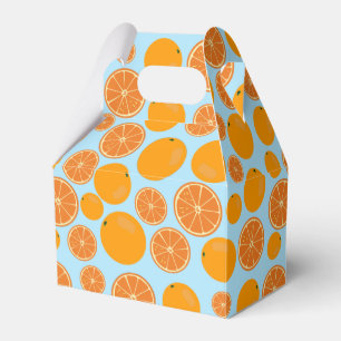 Orange Fruit Pattern Geschenkschachtel