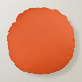 Orange Fruit Rundes Kissen