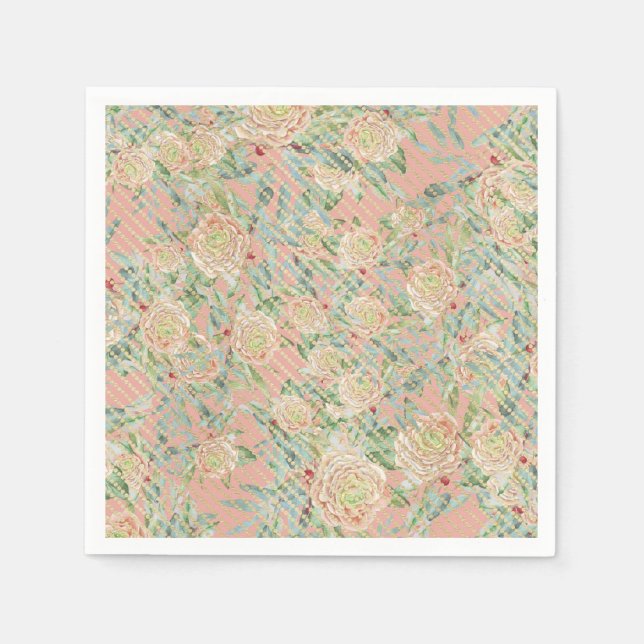 Orange Fruit Serviette (Vorderseite)