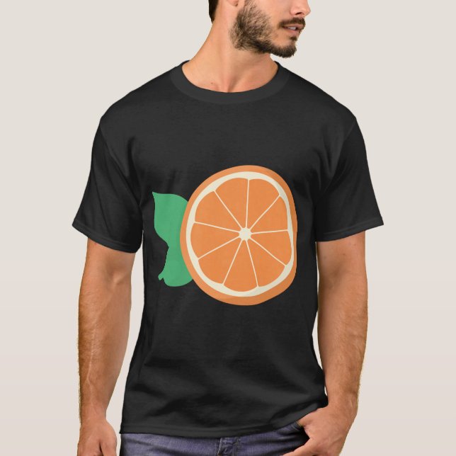 Orange Fruit Slice Fruit Lover T-Shirt (Vorderseite)