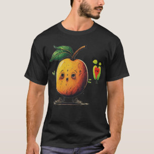 Orange Fruits Liebe Heart - Genießen Sie Party Spe T-Shirt