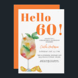 Orange Fun Drink 60. Einladung<br><div class="desc">Orange Fun Drink 60. Geburtstag Einladung Machen Sie Ihre Veranstaltung unvergesslich mit diesem lustigen Orangensaft Fruchtigkeit 60. Geburtstag Einladung. Die lebhaften Farben und sanften Pinselstriche verleihen dem Design ein skurriles und künstlerisches Ambiente und machen es zu einer perfekten Wahl für einen Geburtstag voller Freude und Feiern.</div>