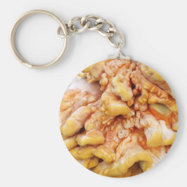 Orange Fungus Schlüsselanhänger