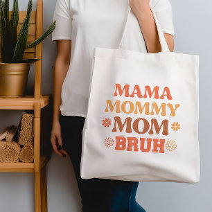 Orange Funny Mama Maman Maman Bruh Citation Sac fo