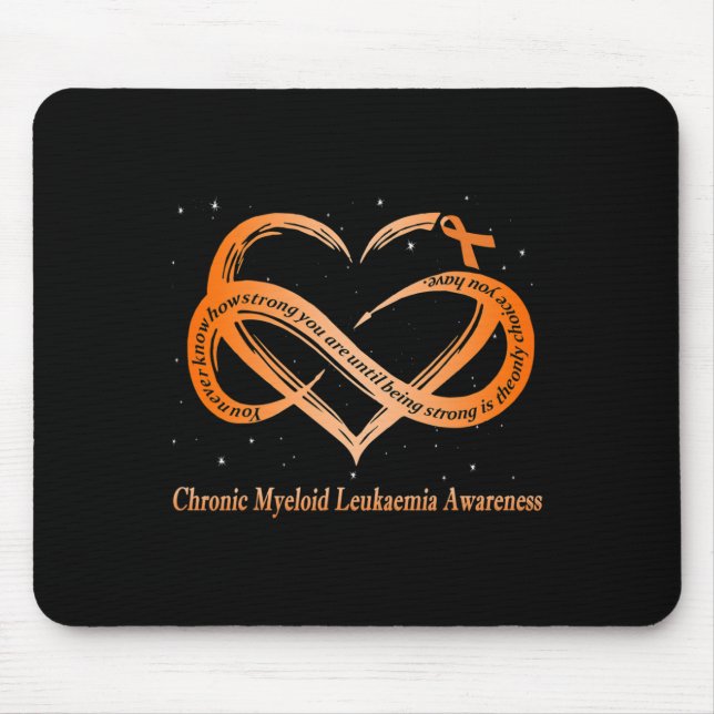 Orange für den Erreger einer chronisch myeloischen Mousepad (Vorne)