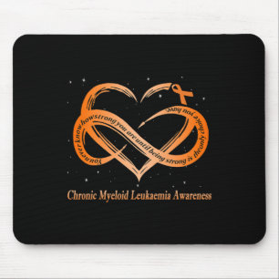 Orange für die chronische myeloische Leukämie Warr Mousepad