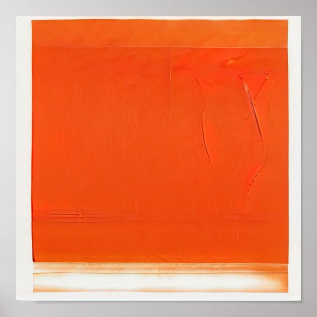 Orange für fotografischen Speicher Poster (Vorne)