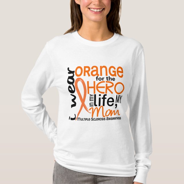 Orange für Mama Mitgliedstaates des Held-2 T-Shirt (Vorderseite)