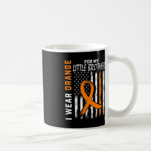 Orange für meine kleine brüderliche Leukämie Kaffeetasse