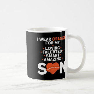 Orange für meine Son Multiple Sklerose Awarenes tr Kaffeetasse