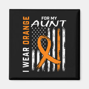 Orange für meine Tante Multiple Sklerose Awarene t Magnet