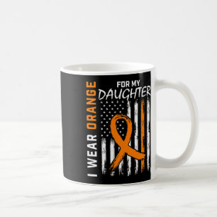 Orange für meine Tochter Leukämie Krebs Awaren tra Kaffeetasse