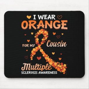 Orange für meinen Cousin Multipler Sklerose Aware  Mousepad