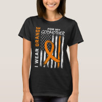 Orange für meinen Gott Mutter Gottheit Leukemia Aw