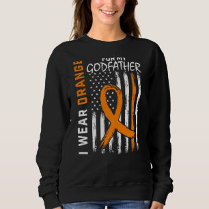 Orange für meinen Vater Multiple Sklerose Awarene Sweatshirt