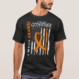 Orange für meinen Vater Multiple Sklerose Awarene T-Shirt