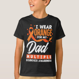 Orange für meinen Vater tragen Frau Vater Multiple T-Shirt