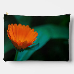Orange Gänseblümchen-Blumenfotografie Zubehörtasche