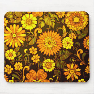 Orange Gänseblümchen Mousepad