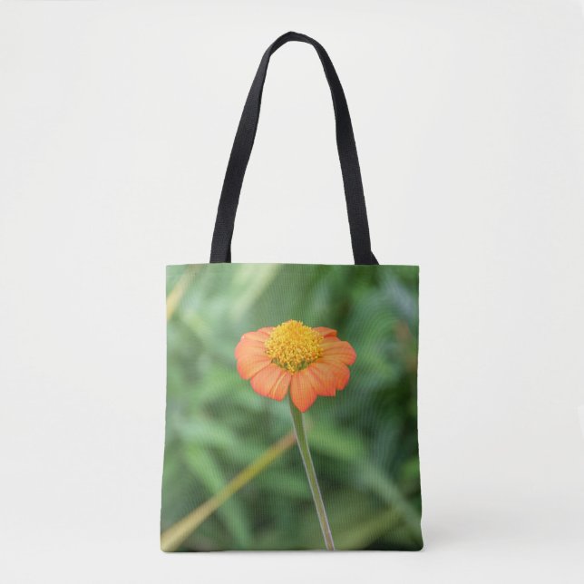 Orange Gänseblümchen Taschen-Tasche Tasche (Vorderseite)