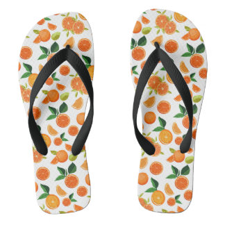 Orange Garden Dreh Flop Flip Flops