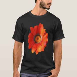 Orange Gazania Blume Vector ausschneiden T-Shirt
