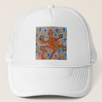 Orange Gecko Truckerkappe