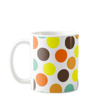 Orange, Gelb, Braun, Blautöne Tasse