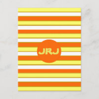 Orange, Gelb und Weiß Streifen