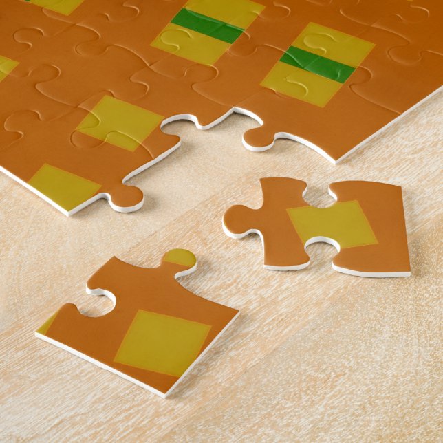 Orange-gelbe geometrische abstrakt (Seite)