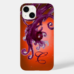 ORANGE GELBE LILA BERRIEN UND WIRBEL MONOGRAM Case-Mate iPhone 14 HÜLLE