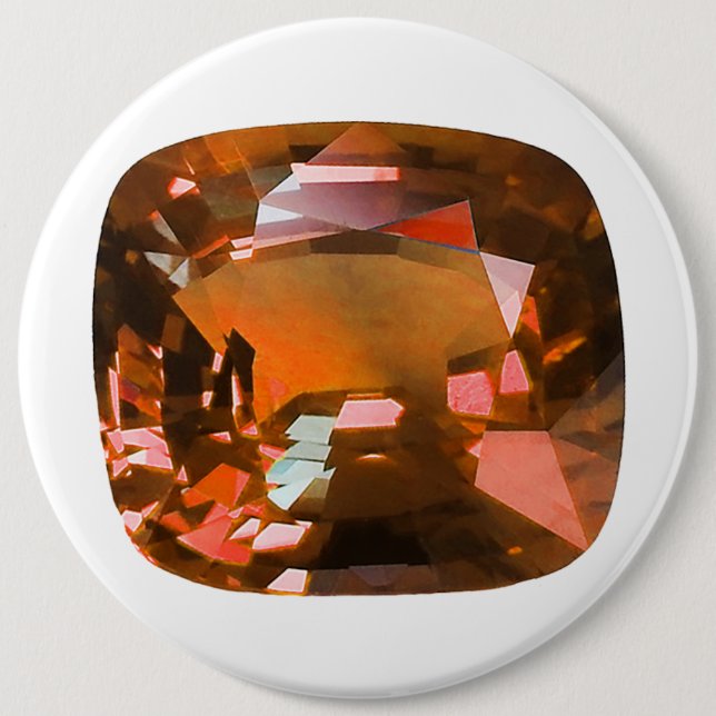 Orange Gemstone Button (Vorderseite)