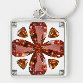 Orange Gemstone Diamond Art, Orange Schlüsselanhän Schlüsselanhänger