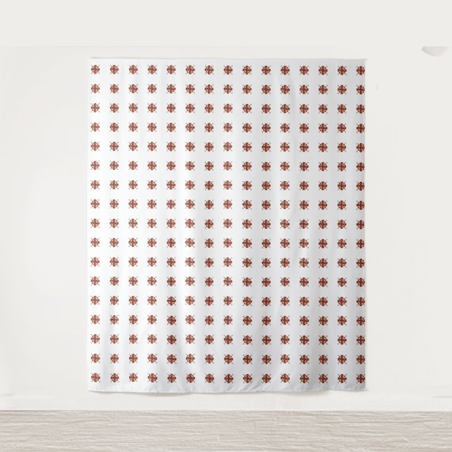Orange Gemstone Diamond Art, Orange Wandteppich (Vorderseite)