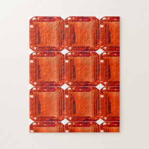 Orange Gemstone Pattern