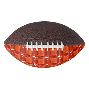 Orange Gemstone Pattern Football